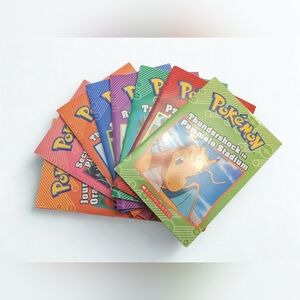 Pokémon Classic Collection Box Set | 8 Scholastic Chapter Books | Pikachu & Ash